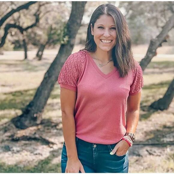 Miholl Lace Sleeve Blouse  - Picture 1 of 7